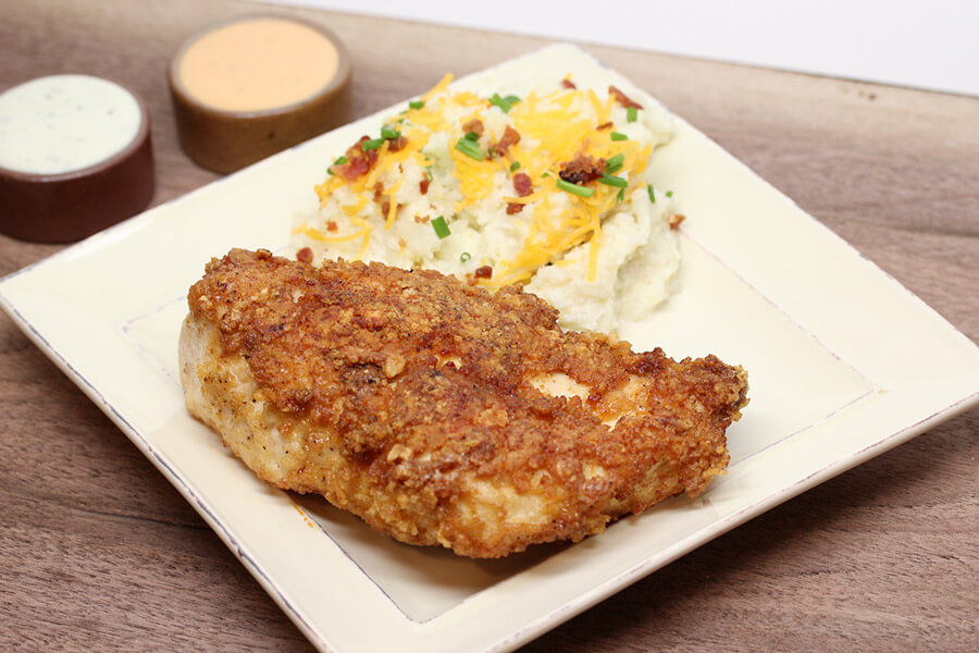 LOW CARB CRISPY FRIED CHICKEN