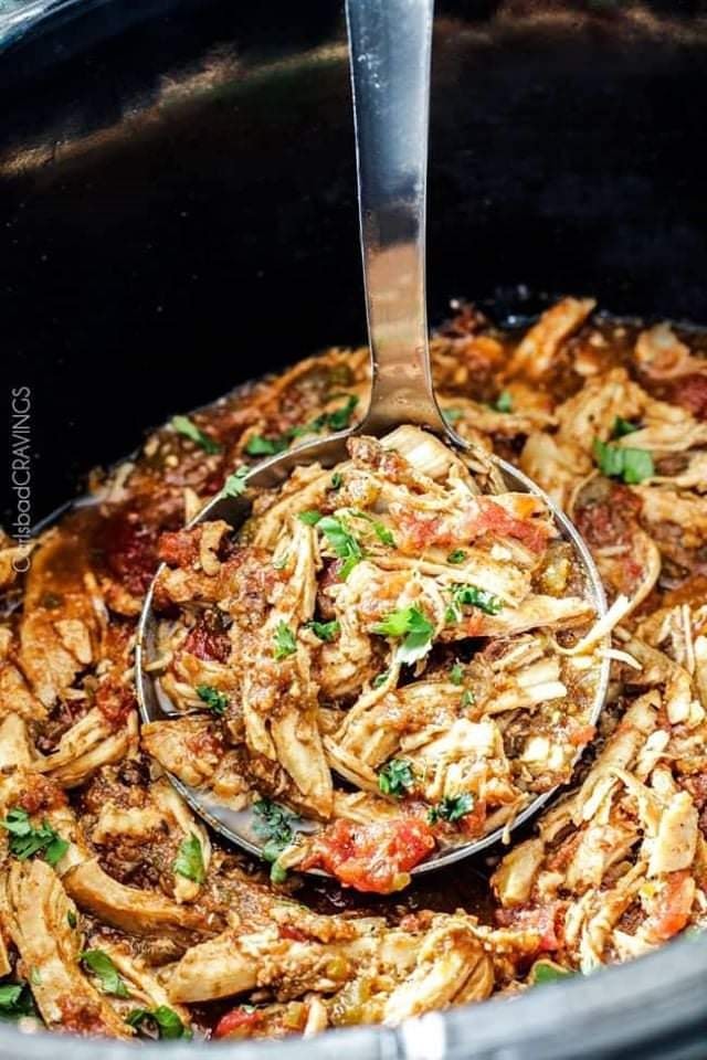 Slow Cooker Shredded Mexican&nbsp;Chicken