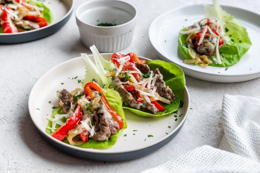 PHILLY CHEESESTEAK LETTUCE&nbsp;CUPS