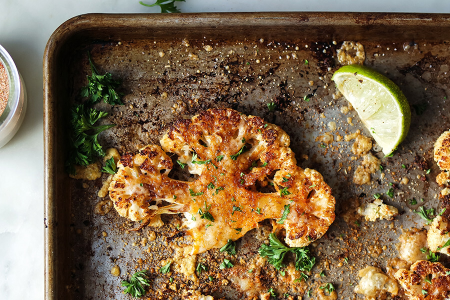 ROASTED CAJUN CAULIFLOWER&nbsp;STEAKS
