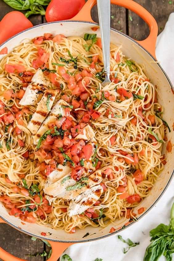 Bruschetta Chicken Pasta