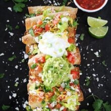 Baked Chicken Taquitos