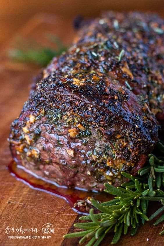 Garlic Herb Beef&nbsp;Tenderloin