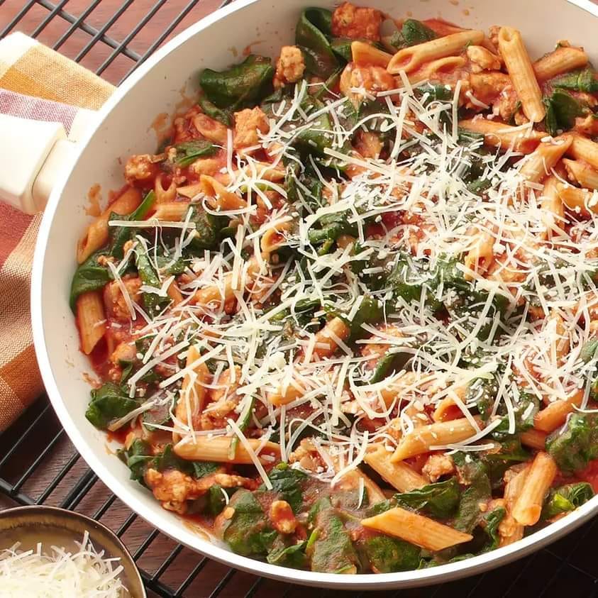 Italian-Style Turkey & Penne&nbsp;Skillet