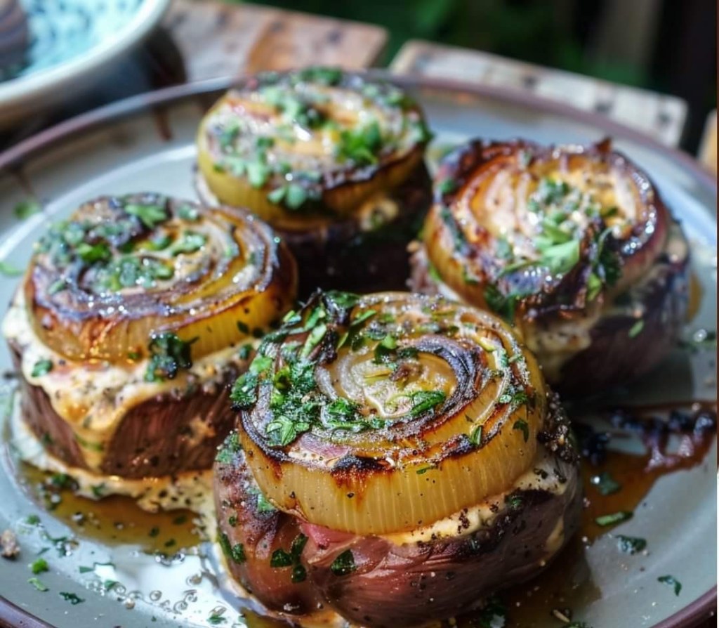 French Onion Steak&nbsp;Pinwheels